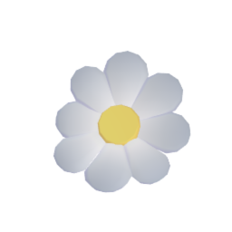 leaning flower cushion