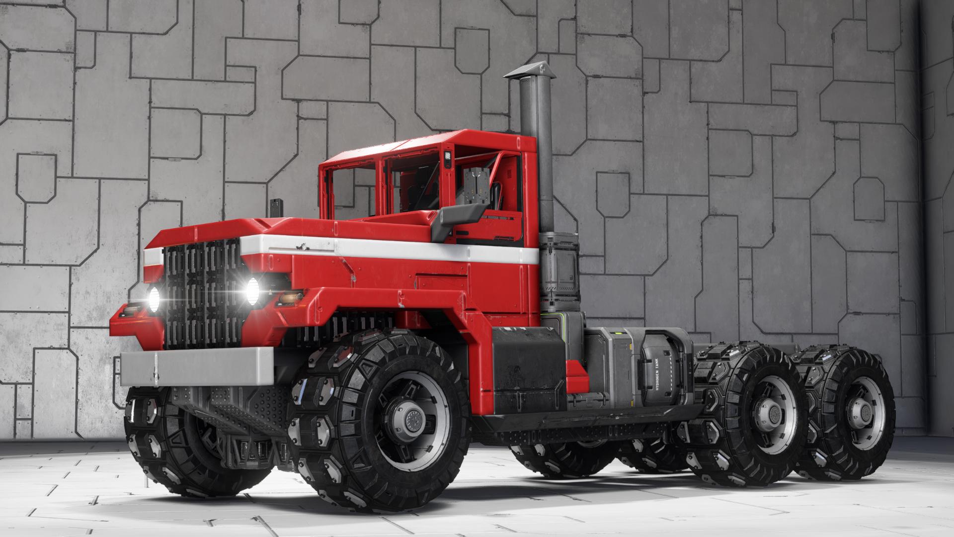 [OC] Duece Tractor Truck Cherry Red preview