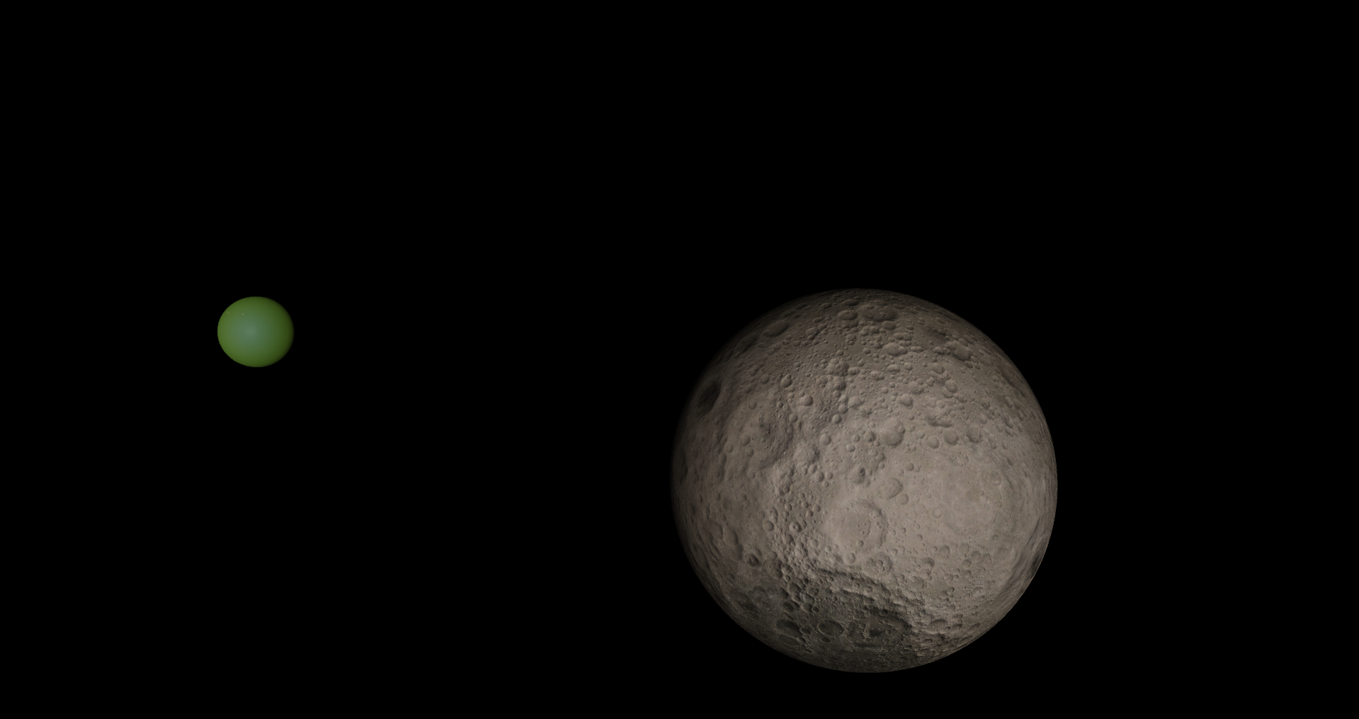 Solar system 4 Billion years ago