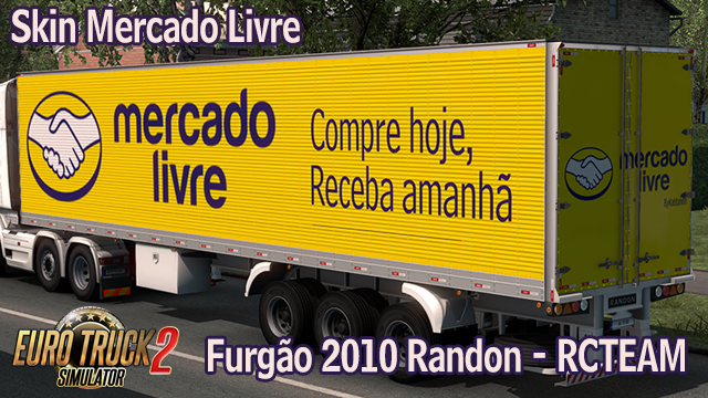 Skin Mercado Livre - Furgão 2010 Randon - RCTEAM