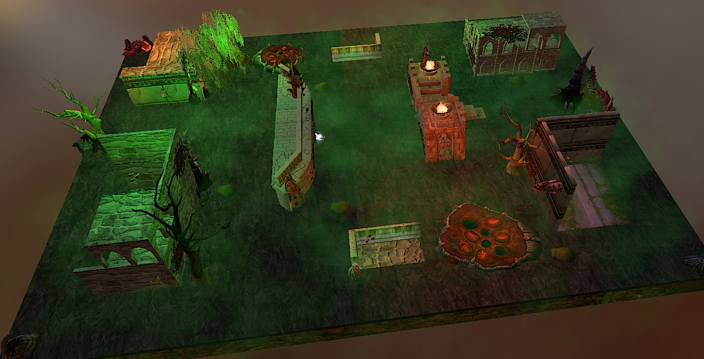 60 x 44 2.0 WH 40K Map 'Infested Jungle' v.1.2 - FTC Additive Load by Lockjaw Resized for 9th edition by Marius Evander