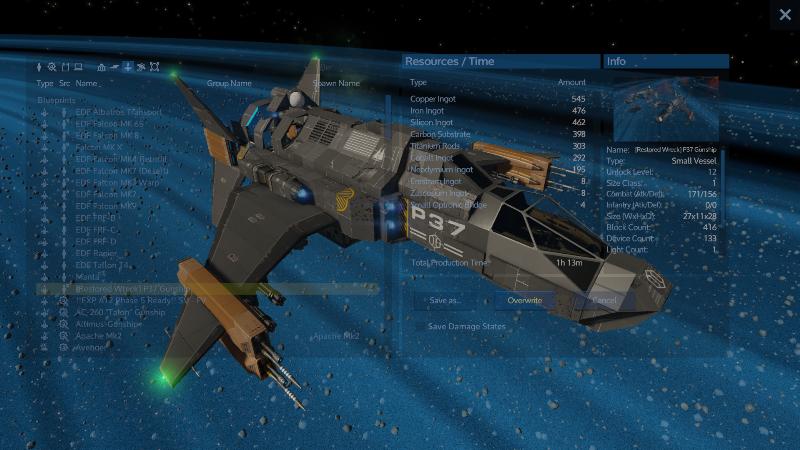 [Restored Wreck] P37 Gunship preview