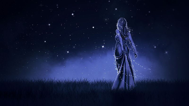 Blue Starry Night