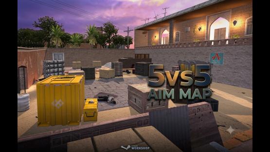 5vs5 Aim Map – Counter-Strike 2 Mod