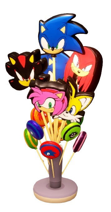 Sonic Balloons (Trinket stands)
