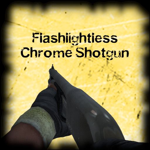Flashlightless Chrome Shotgun
