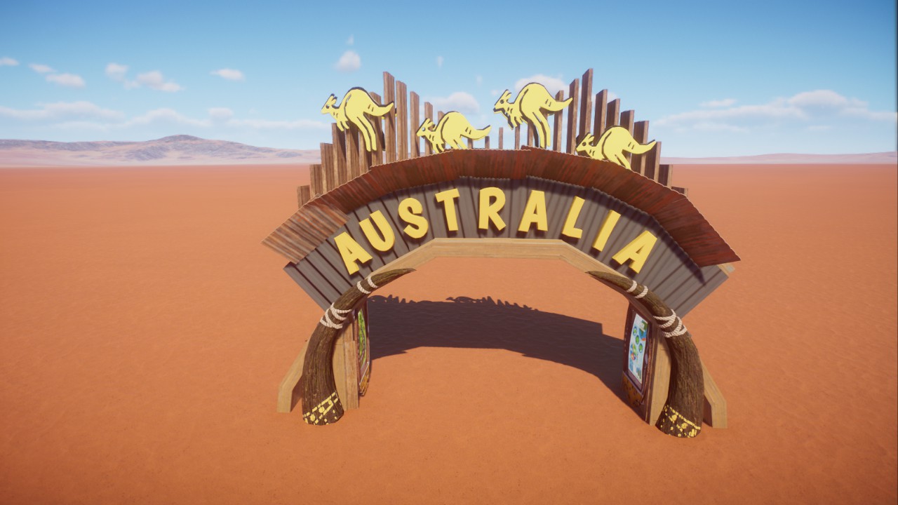 Australia Gateway Sign