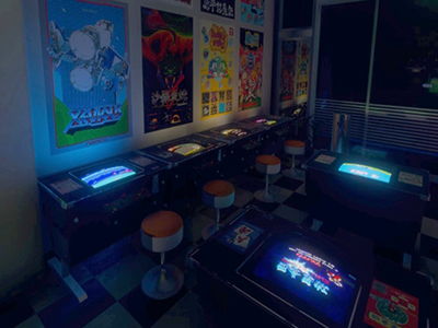 a VR Arcade in the Dark [old]