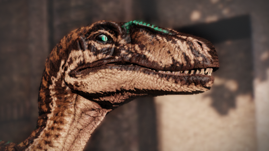 Copper Ridged Novaraptor