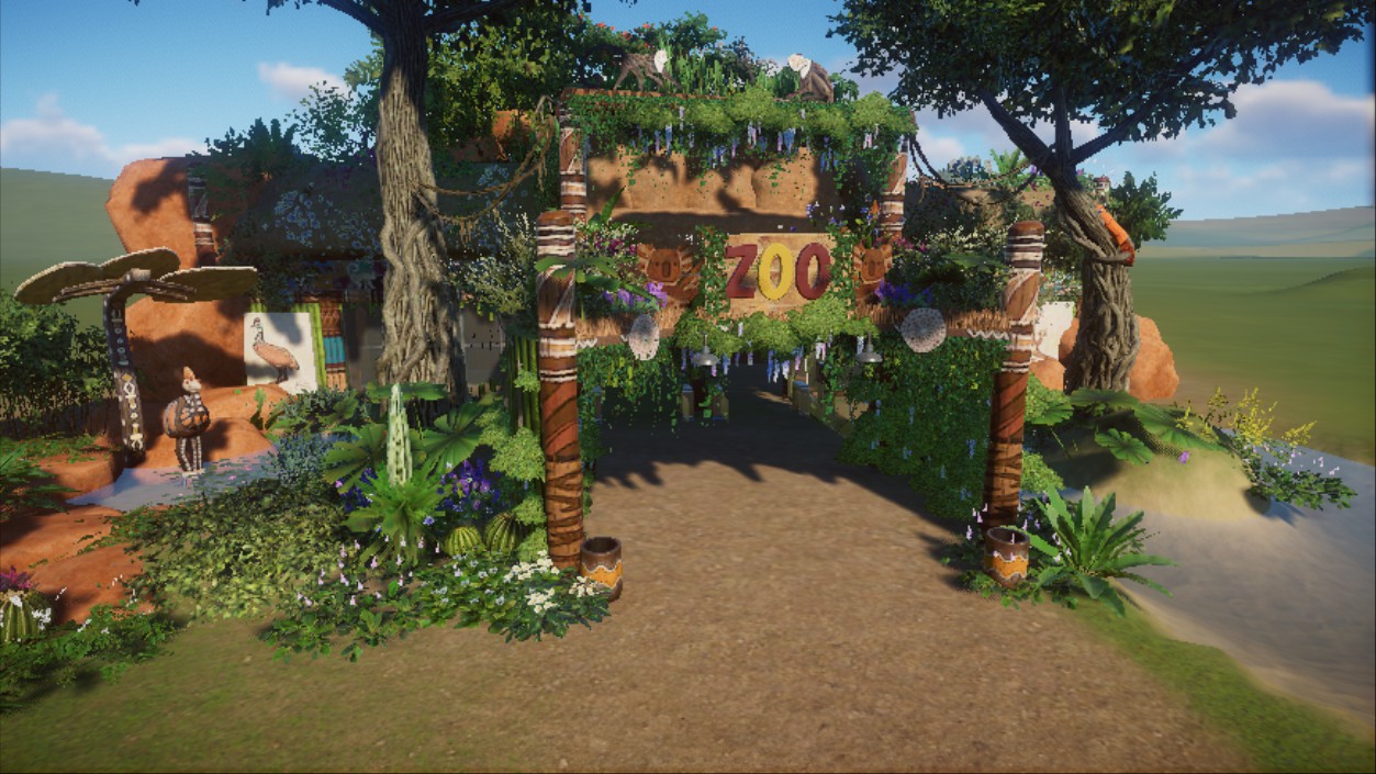 Zoo entrance