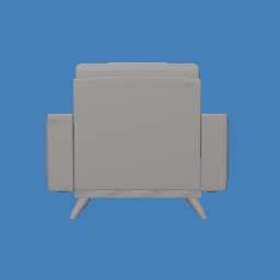 WHITE armchair