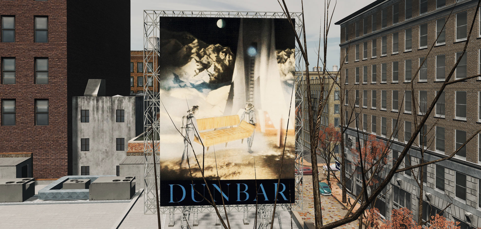 1958 Dunbar billboard