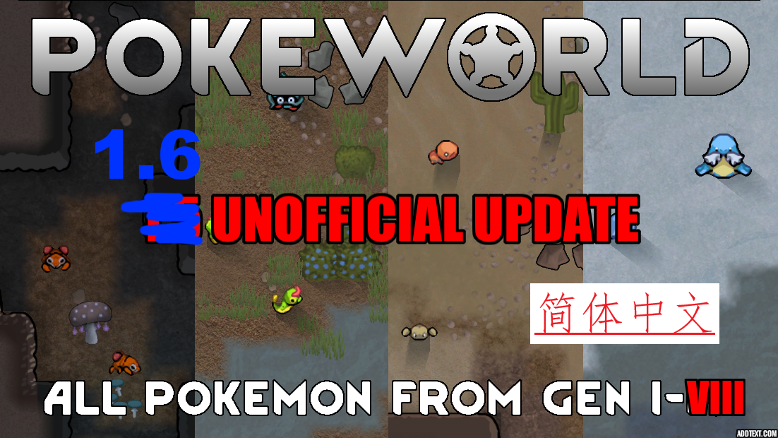 PokéWorld 1.6简体中文-权宜之计 mod preview for RimWorld