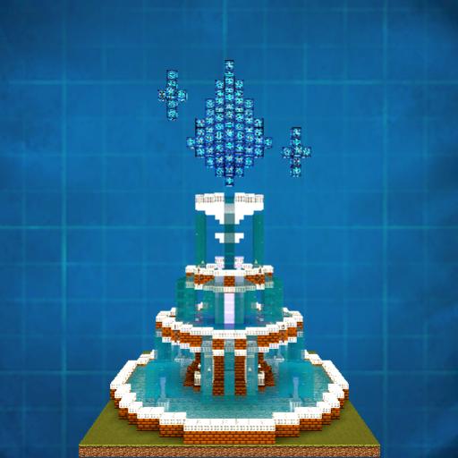 Blue Crystal Fountain