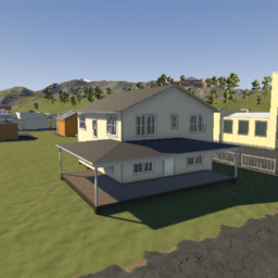 1920's 5 bedroom 2 story house (unfurnished)