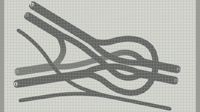 Road-Train Intersection, 3-way, ver6t (tunnel)