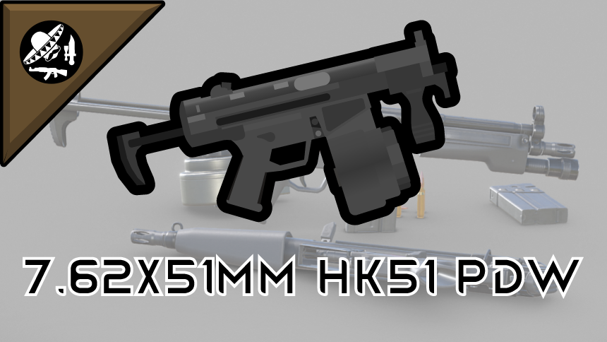 PBs 7.62x51mm HK51 PDW