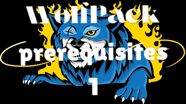 Wolfpack Server prerequisites 1
