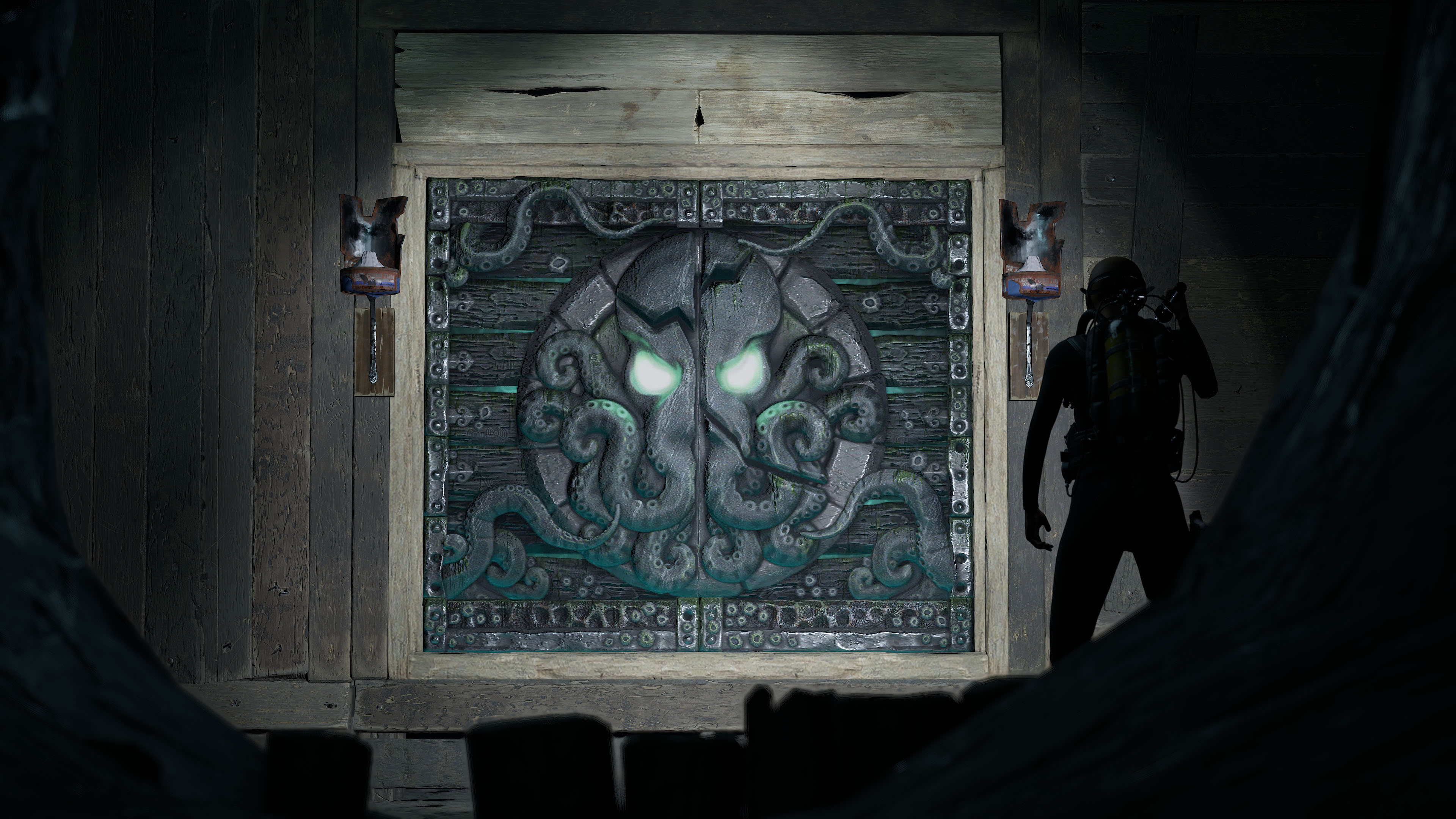 Tomb Of The Octopus Wooden Double Door thumbnail 10