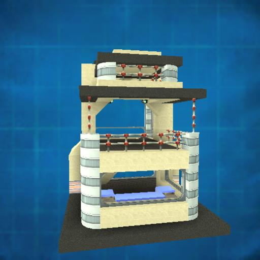 Industro-galactic Take on the Flame Gaming Floating Base