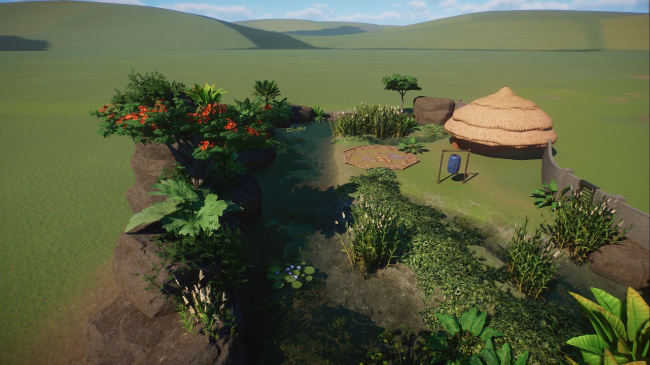 hippopotame nain/Pygmy Hippo habitat