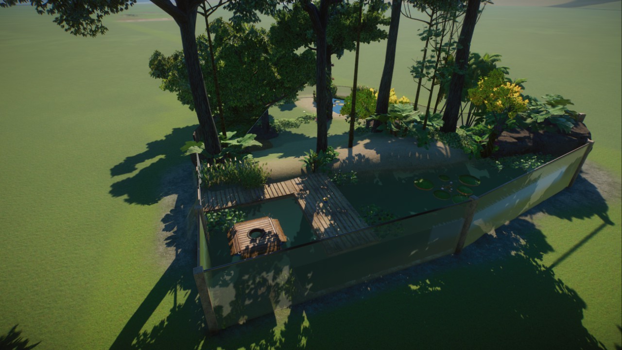 Loutre géante/Giant otter habitat