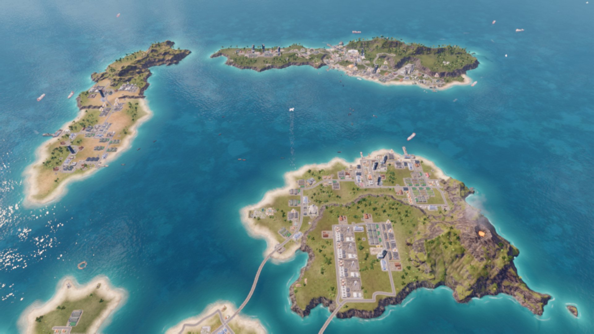 5 Island, modern times good economy