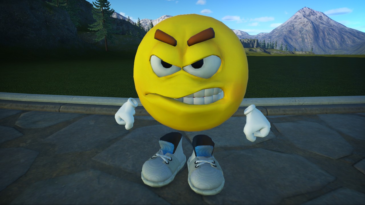 smiley angry flexy color