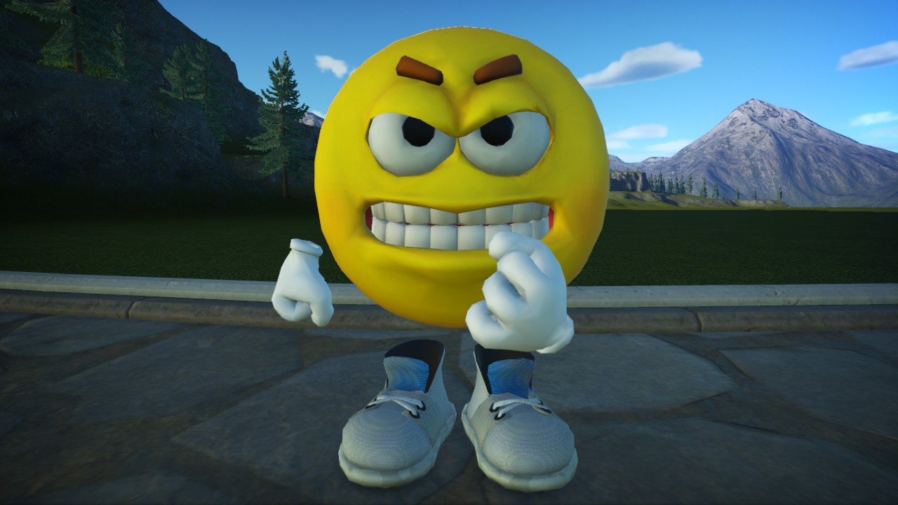 smiley barring-teeth flexy color