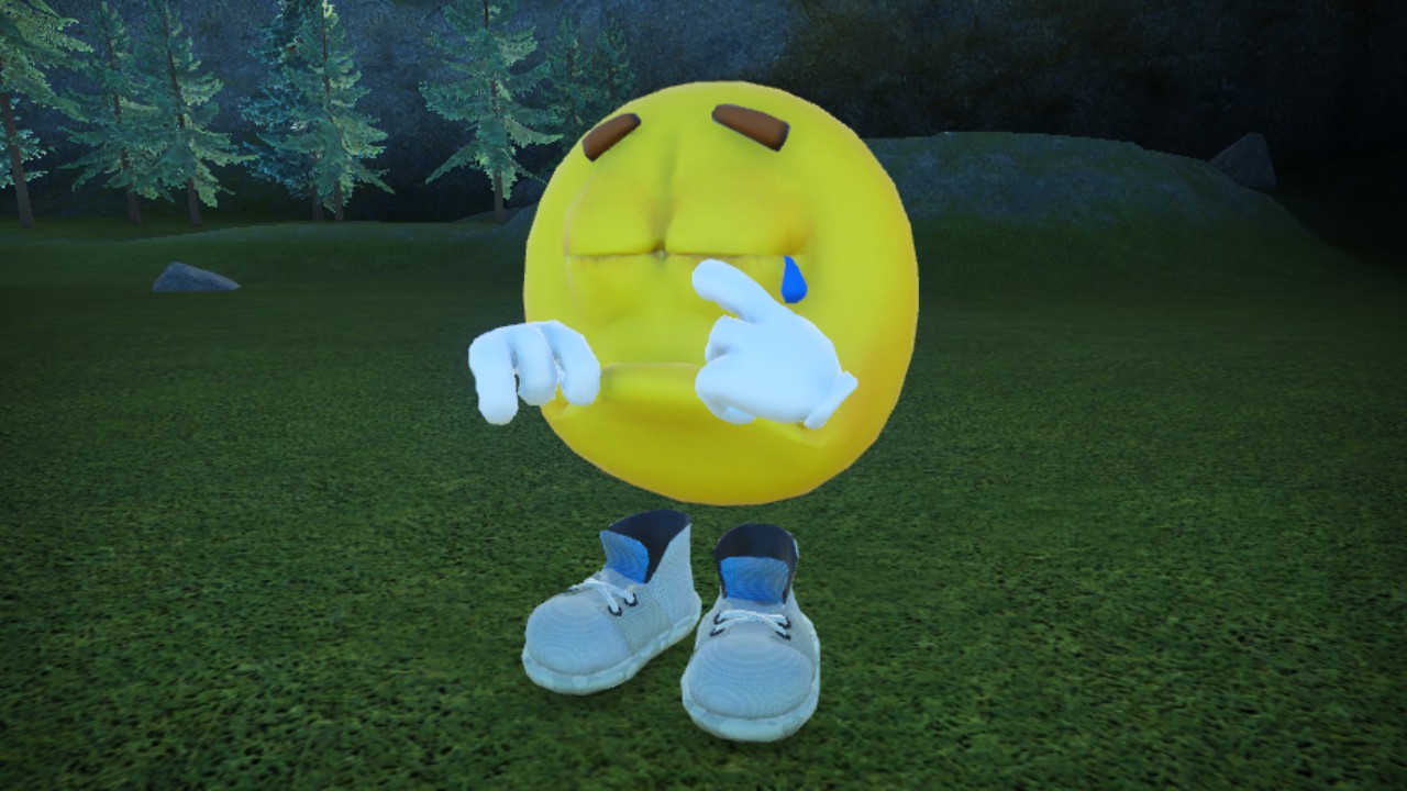 smiley crying flexy color