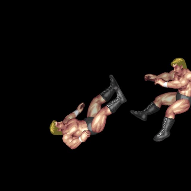 串刺ショットガンドロップキックB/Shotgun Drop Kick B