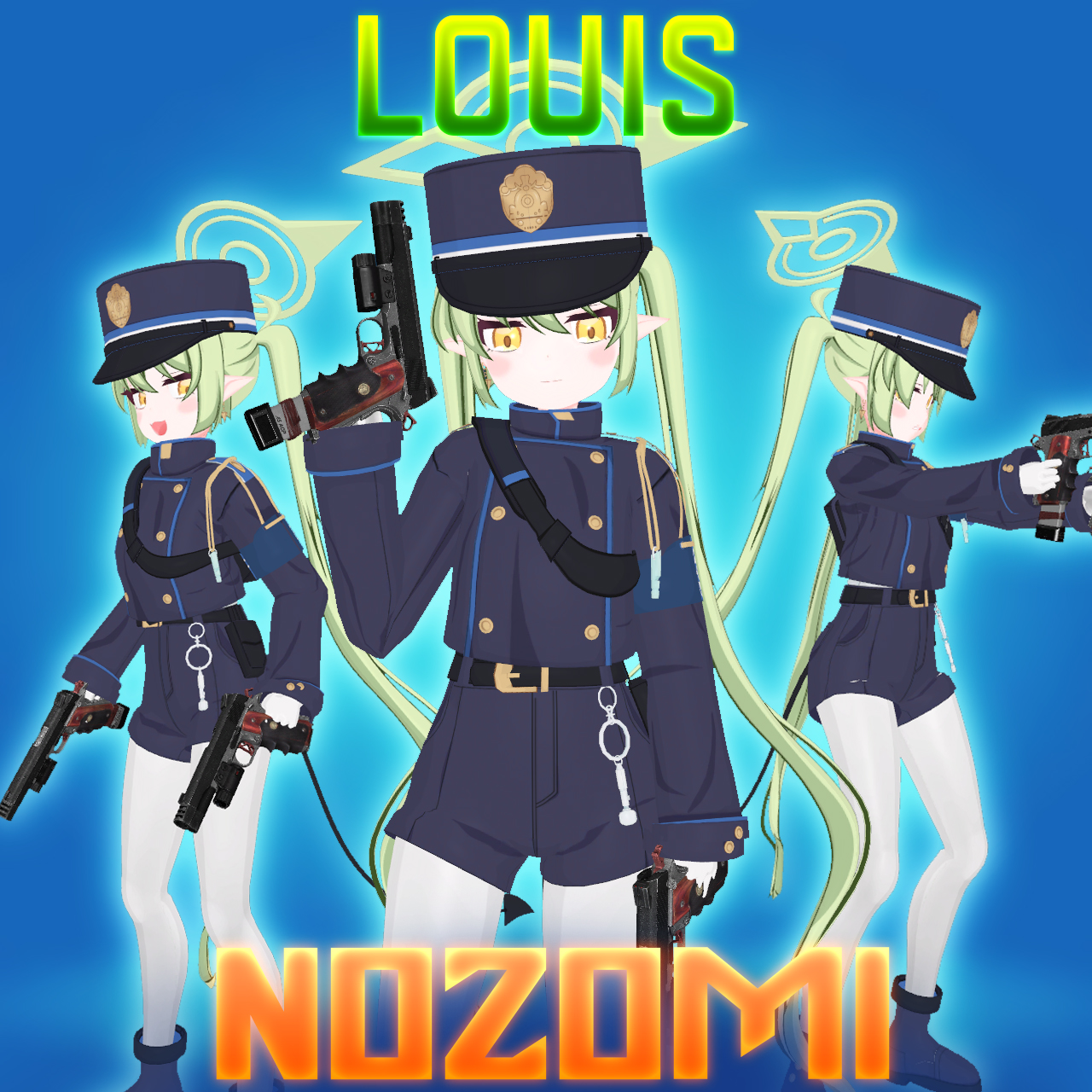 [COMM] Blue Archive: Tachibana Nozomi - Louis

