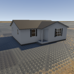 1960s 2 bedroom prefab house (unfurnished)