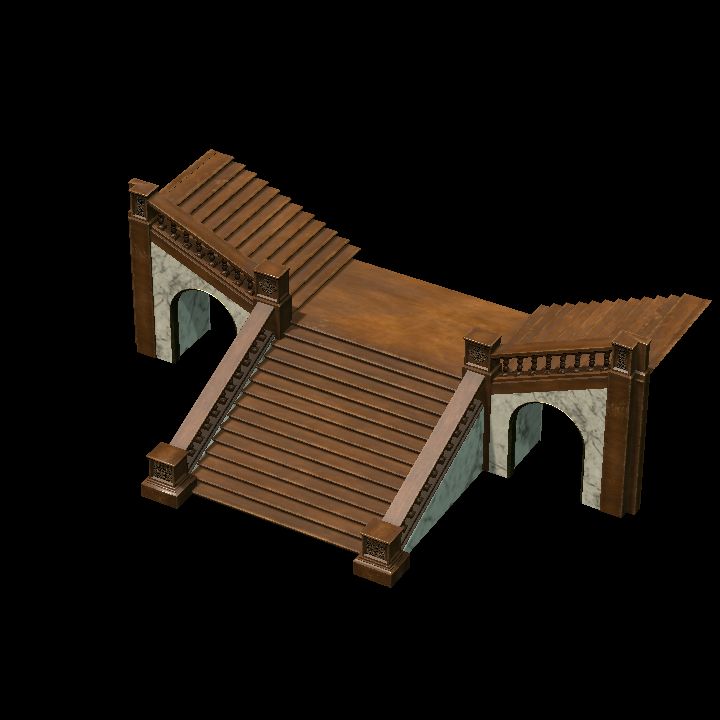 wooden stairs
