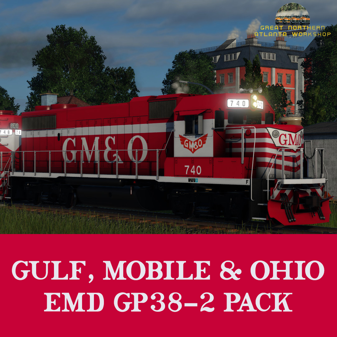 Gulf, Mobile & Ohio EMD GP38-2 Pack