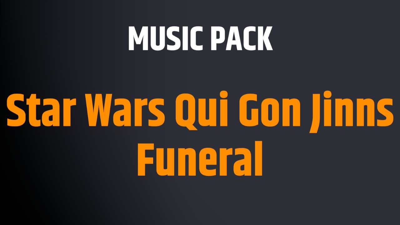 Star Wars Qui Gon Jinns Funeral