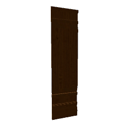 HW Panel Middle Dark Wood Nut