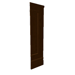HW Panel Right Dark Wood Nut
