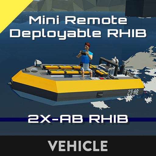 [OUTDATED] Mini Remote Deployable RHIB 2X-AB (Micro-Size)
