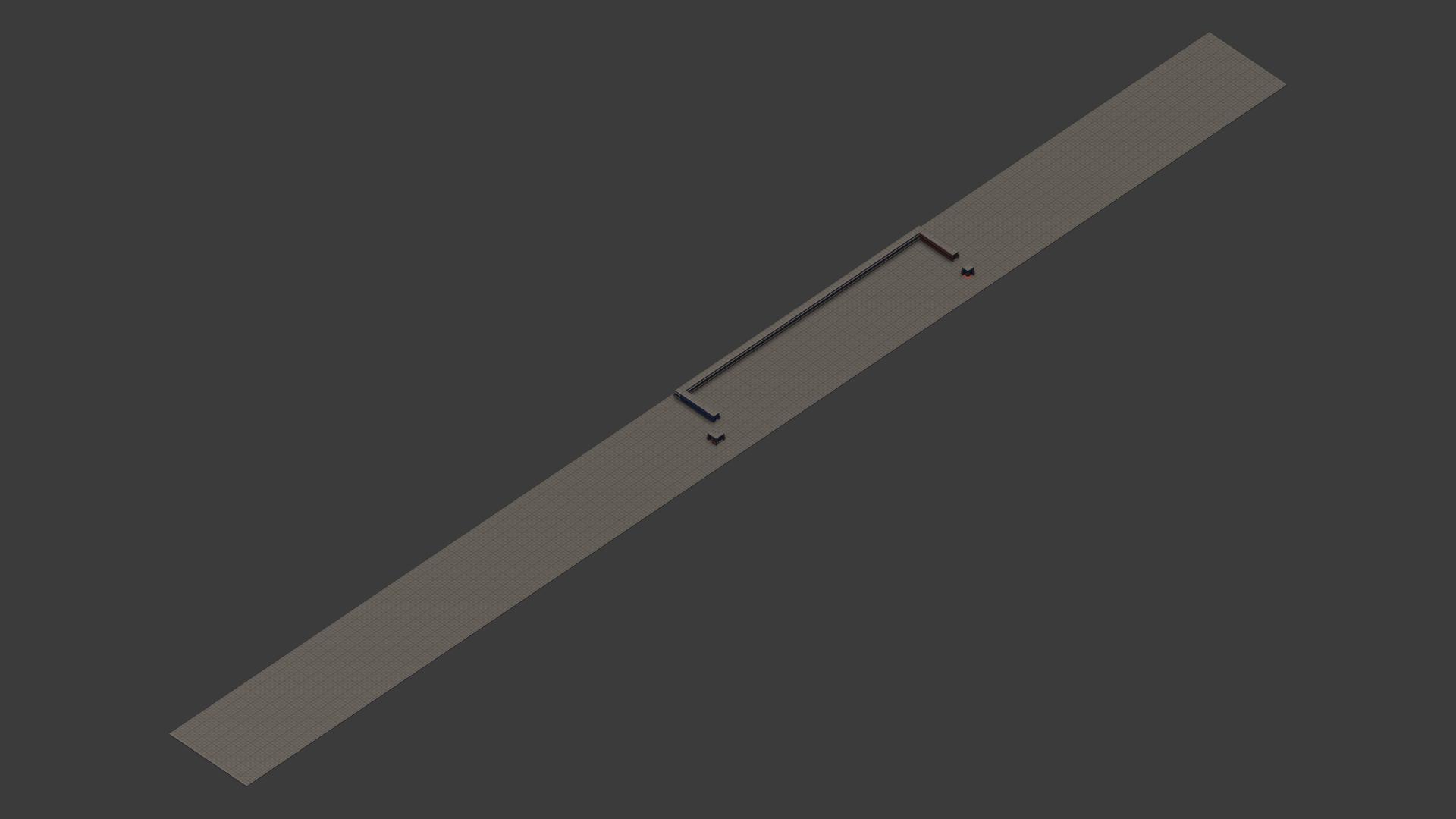 non-euclidian challenge (tunnel shorter from inside than outside)