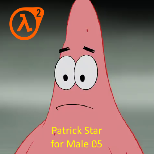 Patrick Star (Spongebob Squarepants) for Male 05 (HL2)