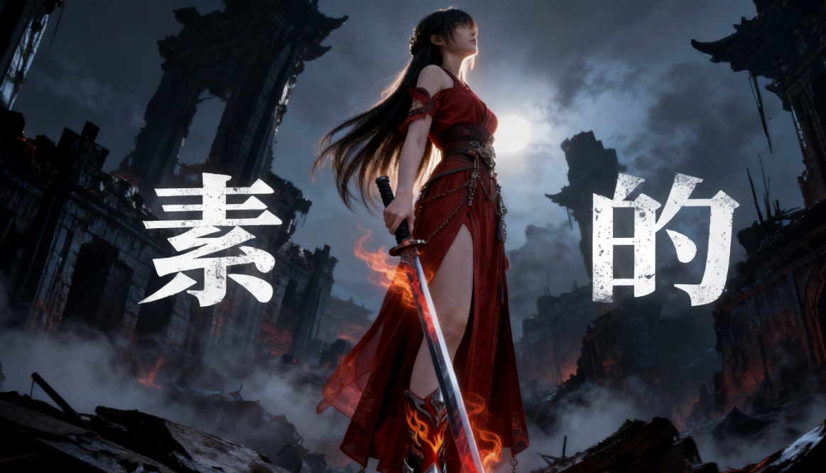 【素的】墨绯染 preview