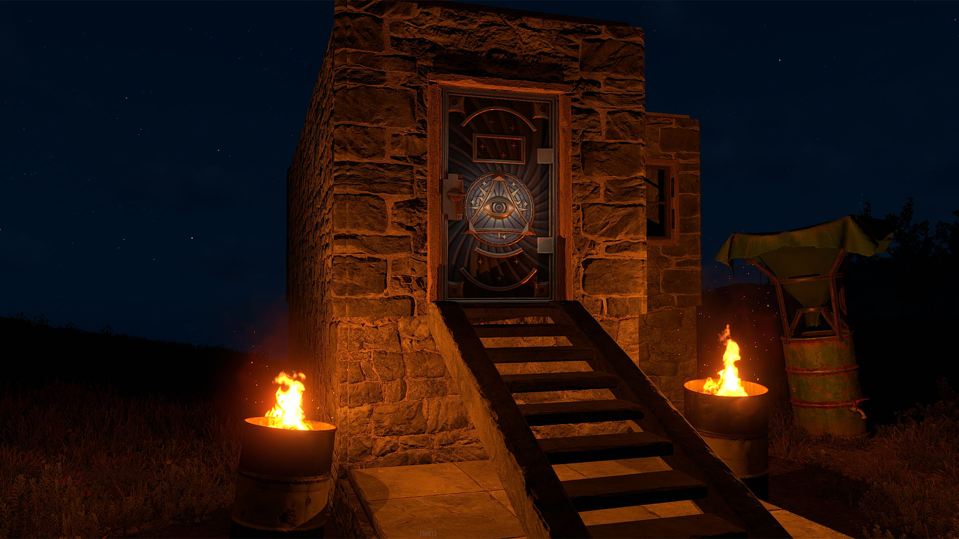All Seeing Eye Armored Door