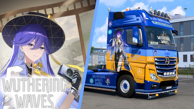 Mercedes Actros MP4 Lucilla - Wuthering Waves Skin