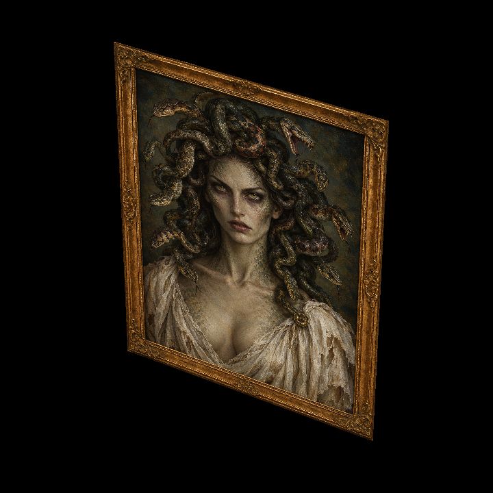 Painting, Gorgon: Euryale {2D}