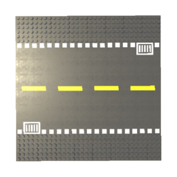 LEGO® Straight Road Plate Version 2