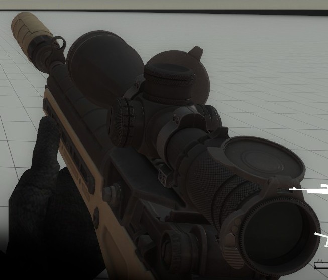 RE9 Requiem - Marksman 1A / M14 on l4d1 anims