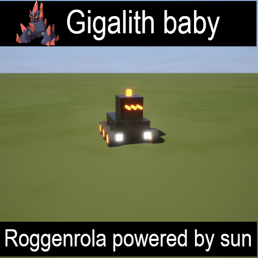 Roggenrola tank powered by sun