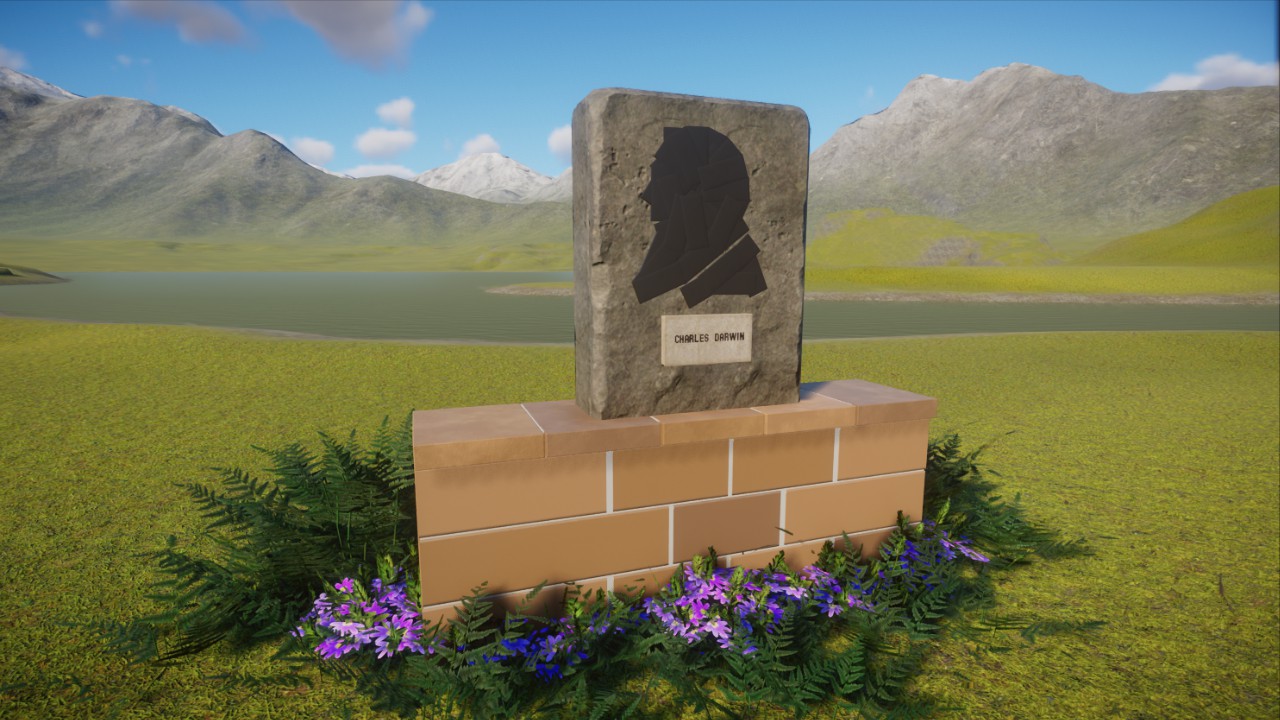 Darwin Memorial Stone by Haribo