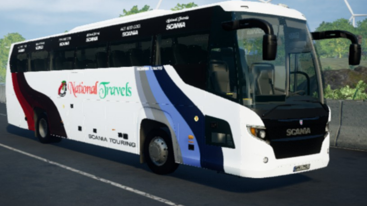 National Travels Scania Touring White